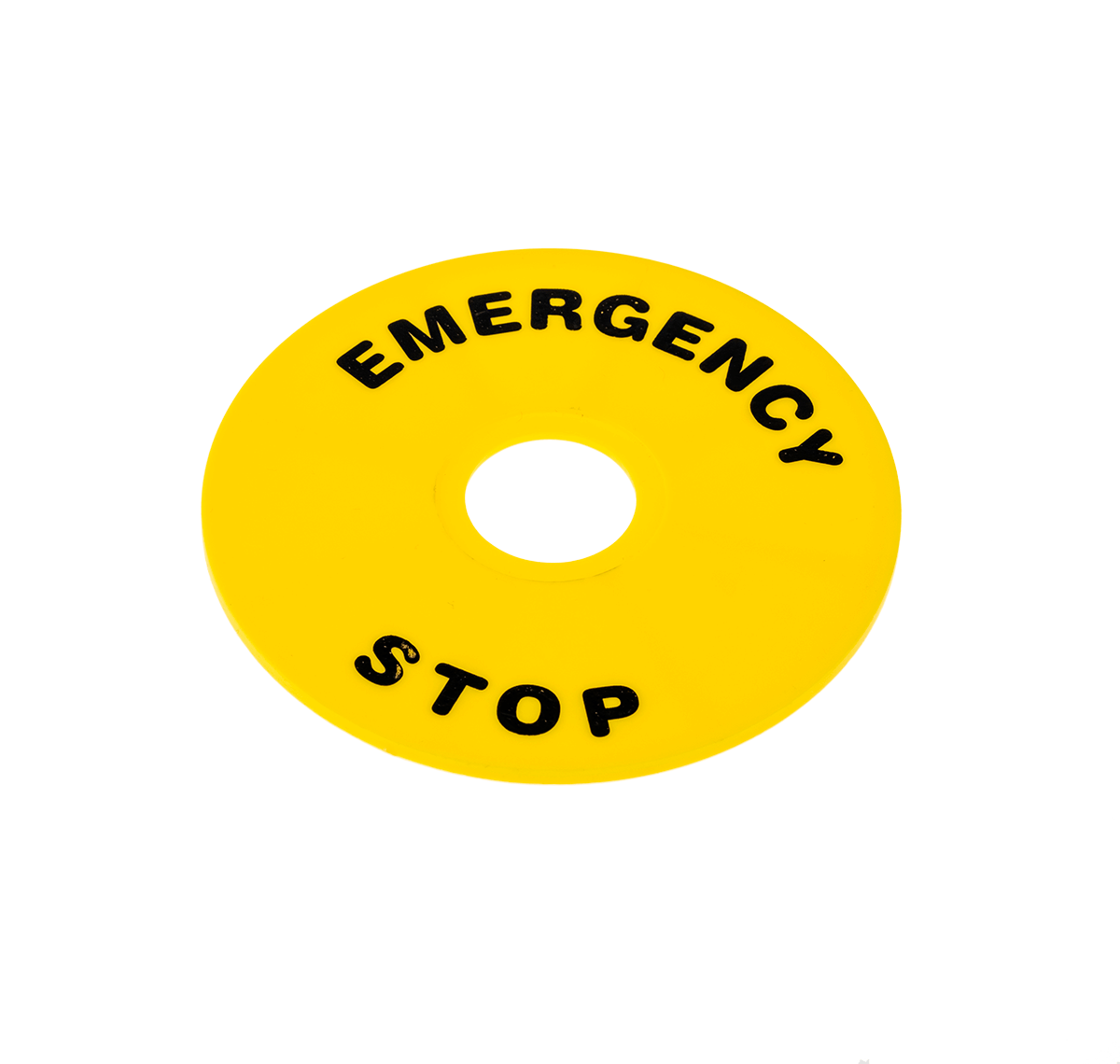 MTB2-F12 Табличка "Emergency Stop" 90мм (уп. 2 шт.) Meyertec