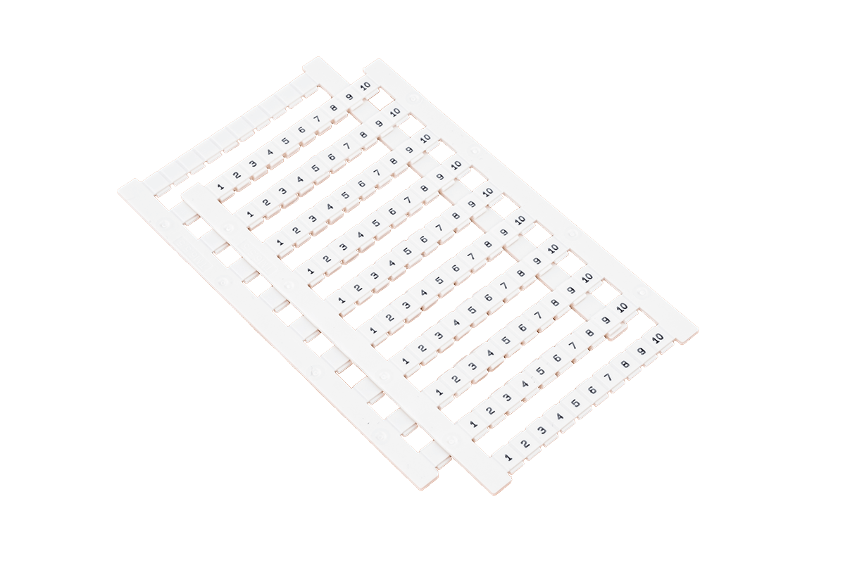 Маркировка пружинных клемм 4 мм², символы L1, L2, L3, N, PE (упак. 100 шт.)
