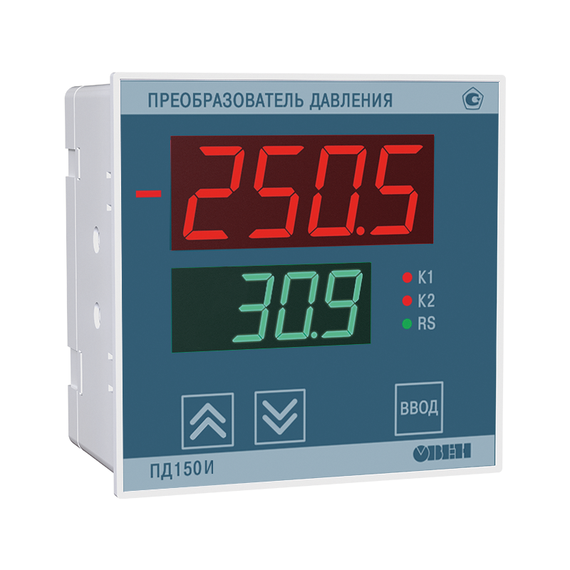 ПД150И-ДИВ800П-899-2,5-1-P-R управляющий напоромер, тягомер, перепадомер для автоматики котлов и систем вентиляции