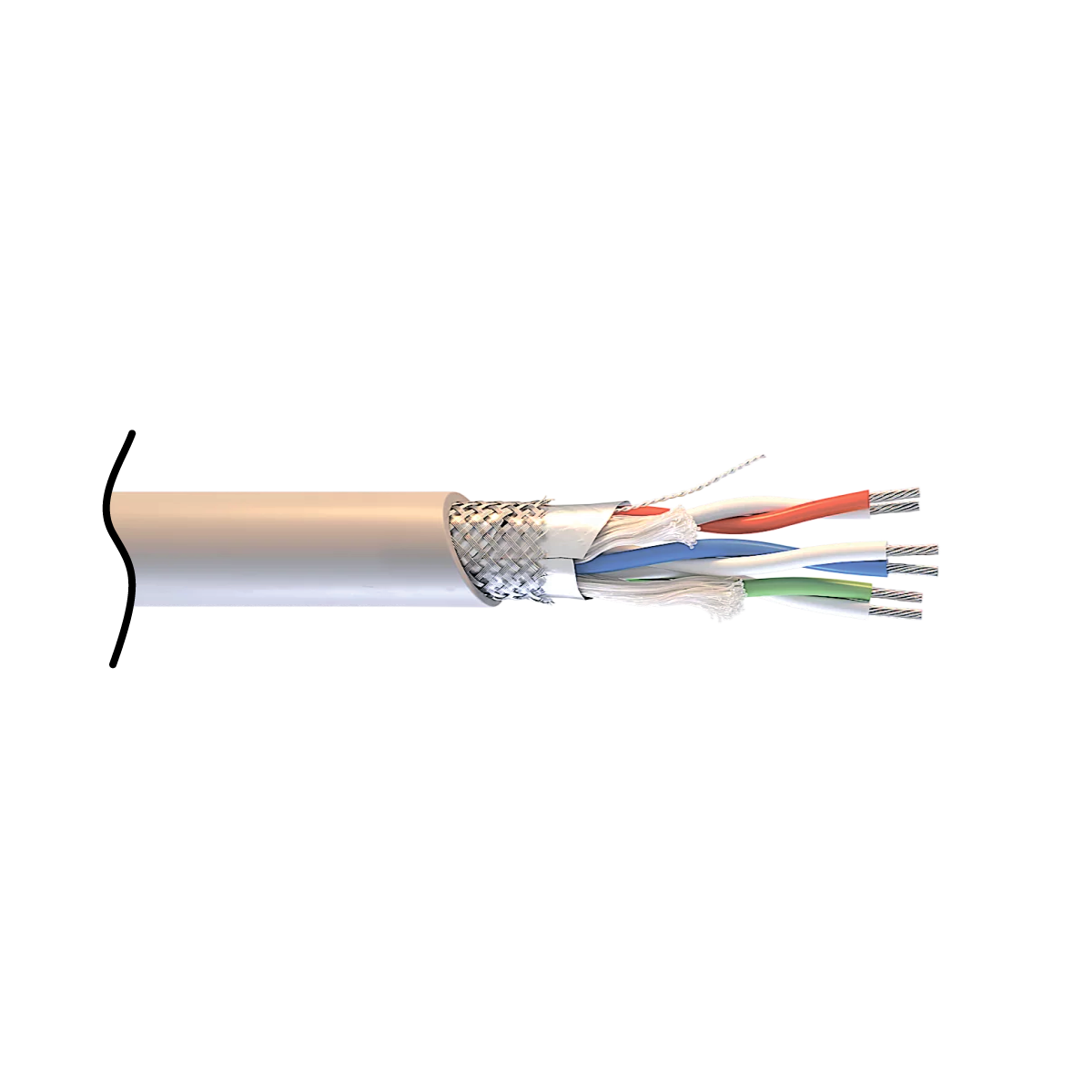 СЕГМЕНТКИ-485-ЭВНГ(А)-LS 1X2X0,6 300 В кабель для промышленного интерфейса