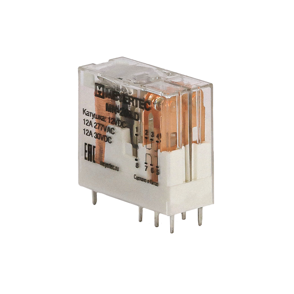 Промежуточные реле MEYERTEC серии MN (2-контактные) MN-202.D