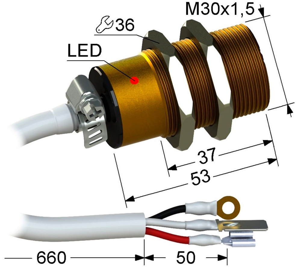 PS2A-30M53-10B31-ZN-Y05 Индуктивный датчик Мега-К