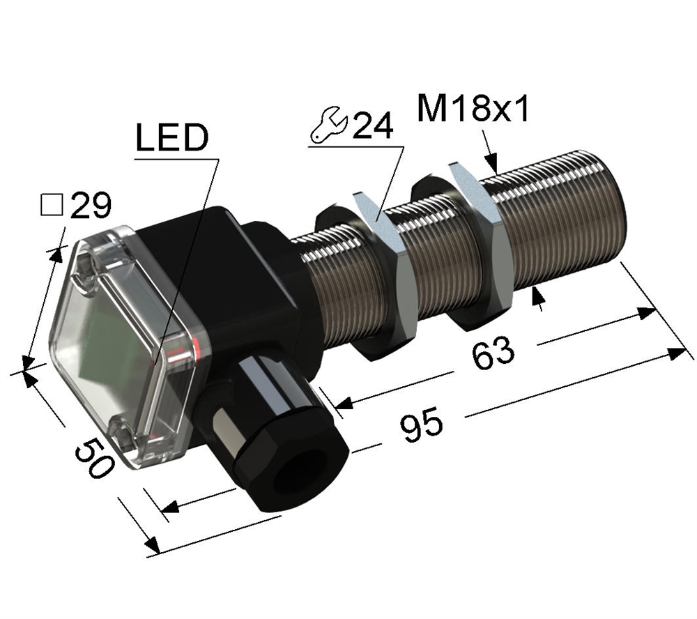 PS2-18M95-5B74-B Индуктивный датчик Мега-К