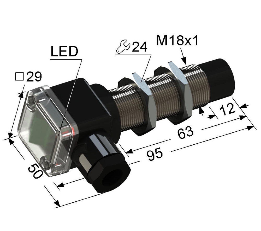 PS2-18M95-8N74-B Индуктивный датчик Мега-К