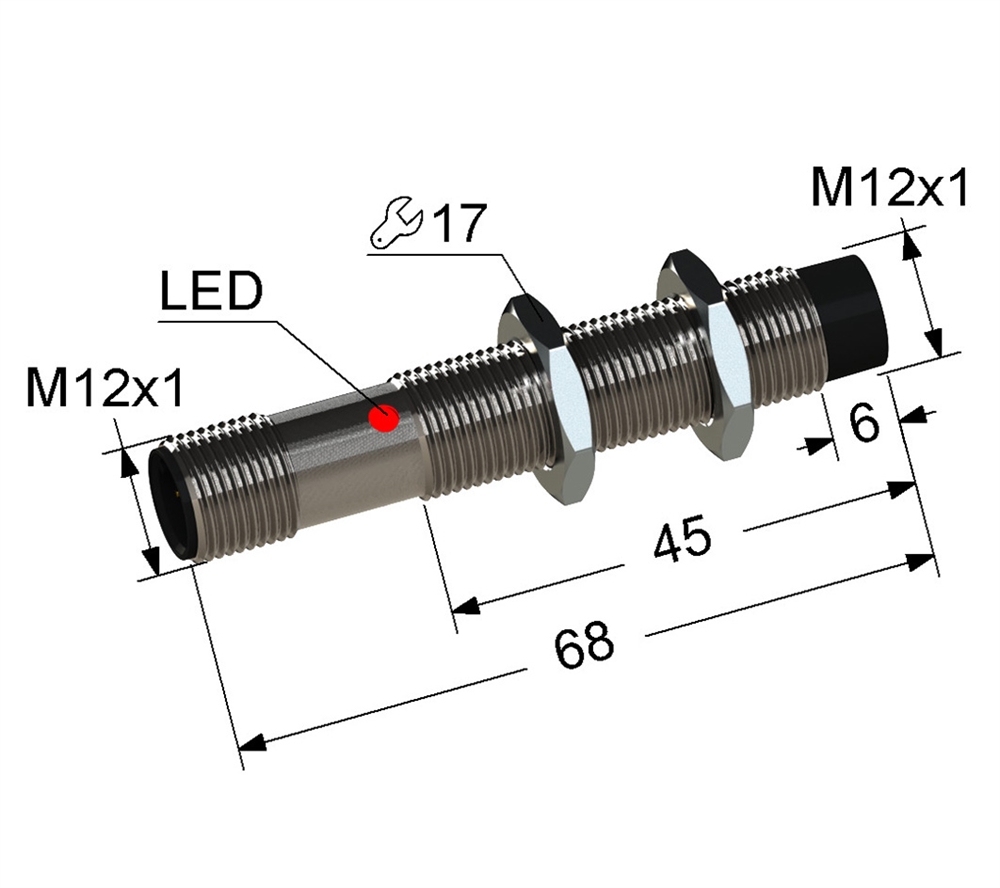 PS2-12M68-10N21-C4 Индуктивный датчик Мега-К