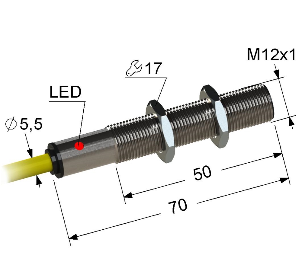 PS2-12M70-2B74-K Индуктивный датчик Мега-К