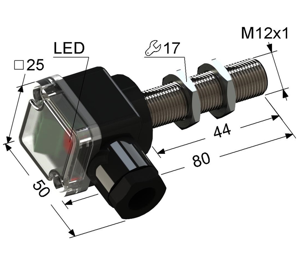 PS2-12M80-2B41-B Индуктивный датчик Мега-К