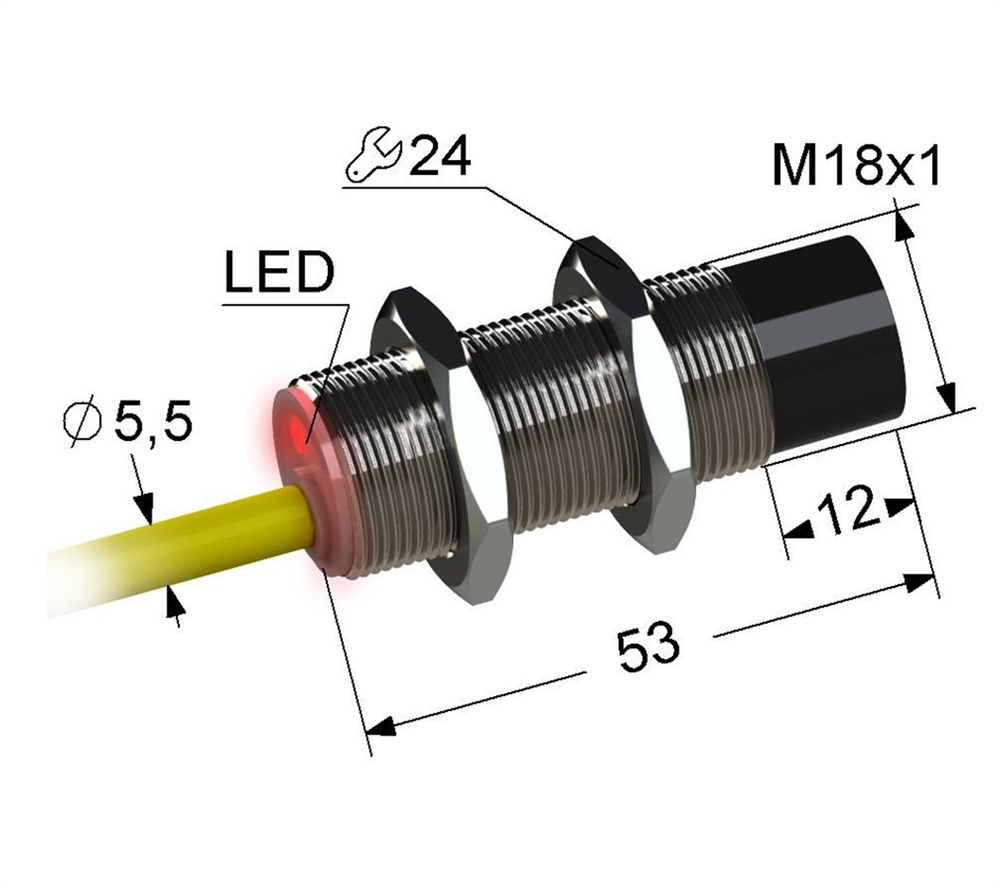 PS2-18M53-12N21-K Индуктивный датчик Мега-К