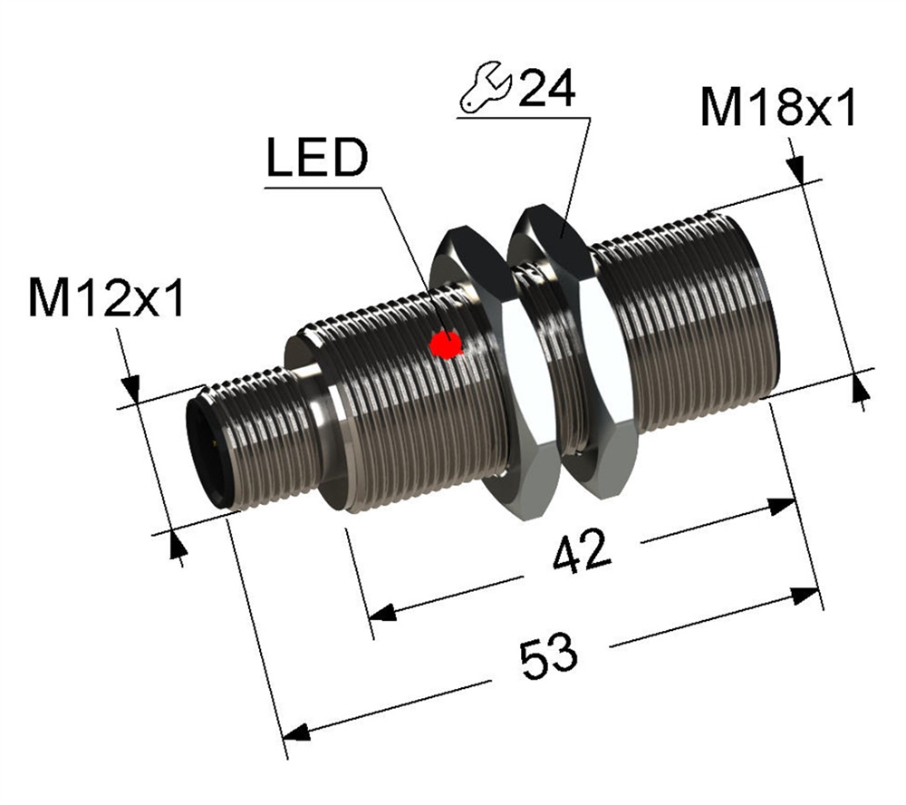 PS2-18M53-8B31-C4 Индуктивный датчик Мега-К