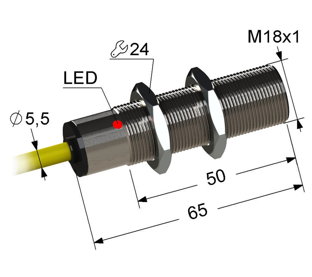PS2-18M65-8B11-K Индуктивный датчик Мега-К