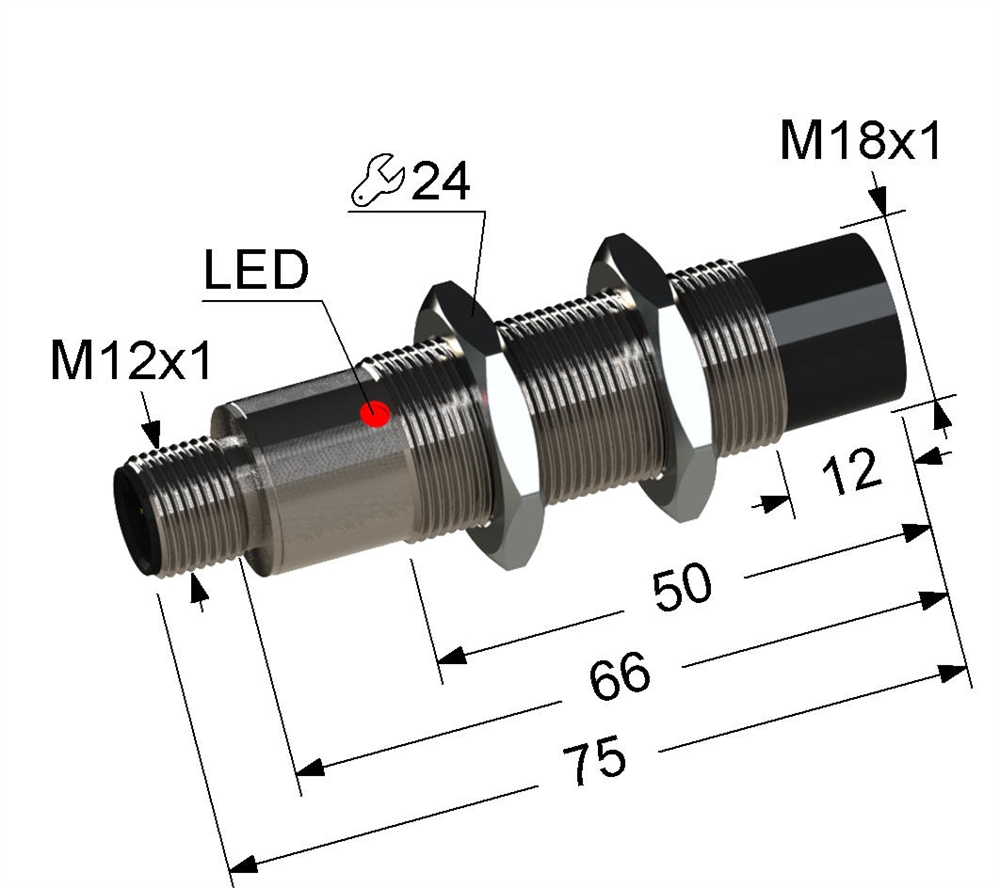 PS2-18M75-8N51-C4 Индуктивный датчик Мега-К