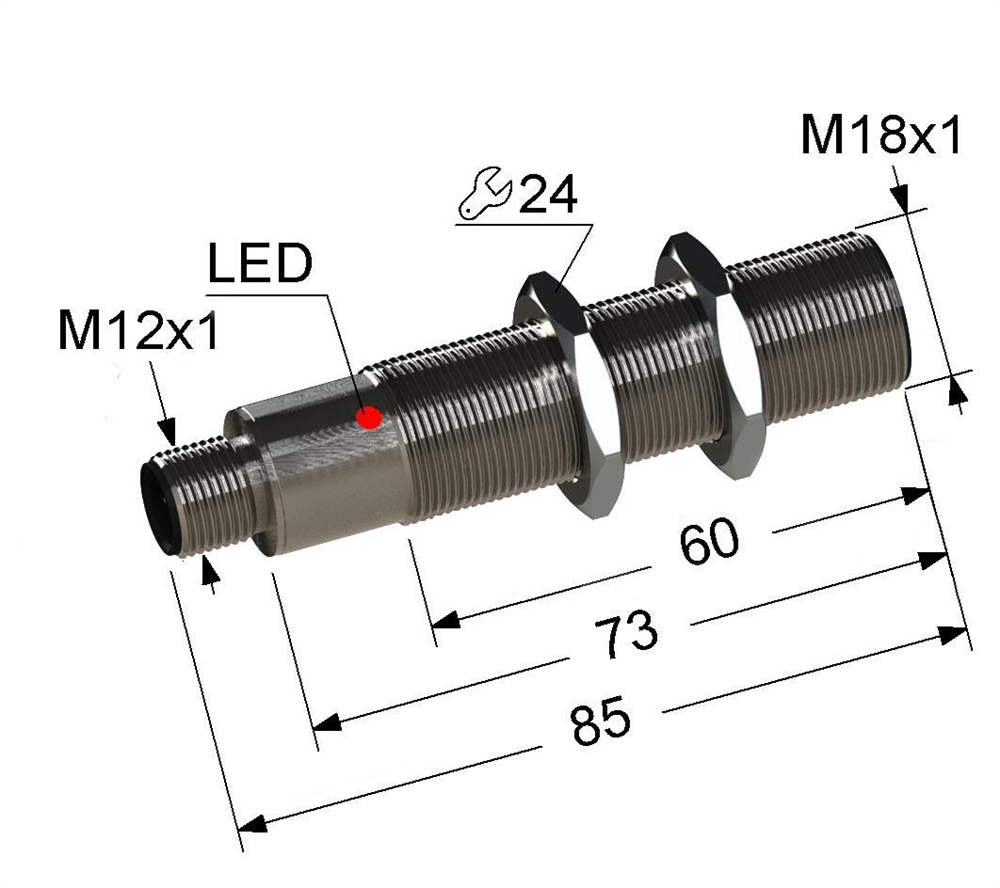PS2-18M85-5B84-C27 Индуктивный датчик Мега-К