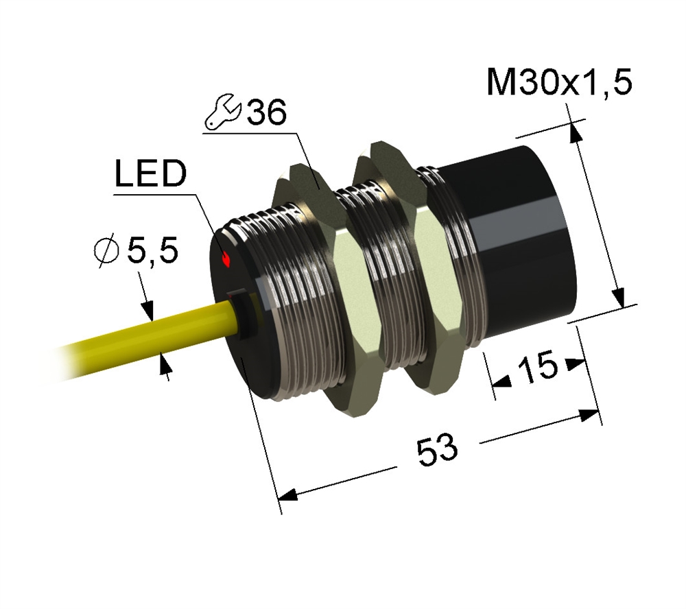 PS2-30M53-25N11-K Индуктивный датчик Мега-К