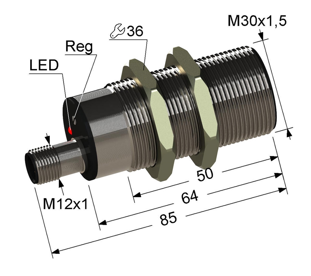 PS2R1T-30M85-10B31-C4 Частотный датчик Мега-К