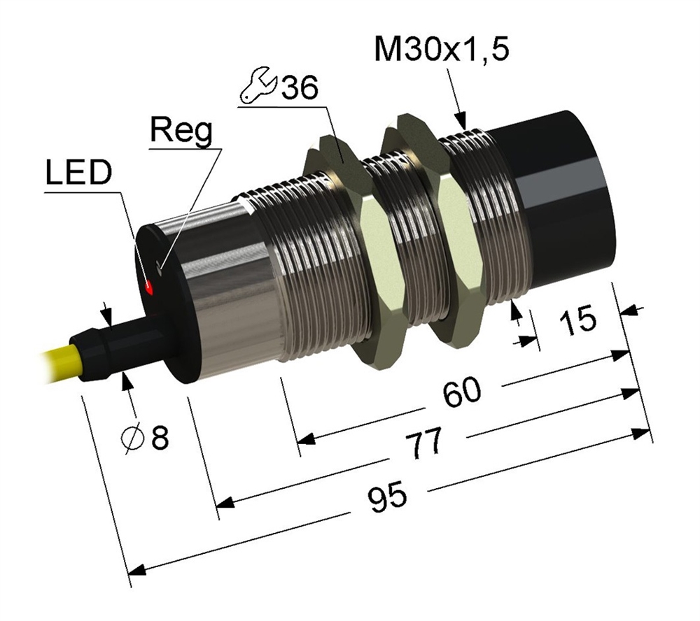 PS2R-30M95-15N74-Z Частотный датчик Мега-К