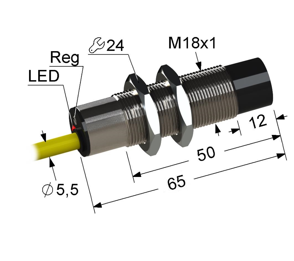 PS2R1T-18M65-8N21-K Частотный датчик Мега-К