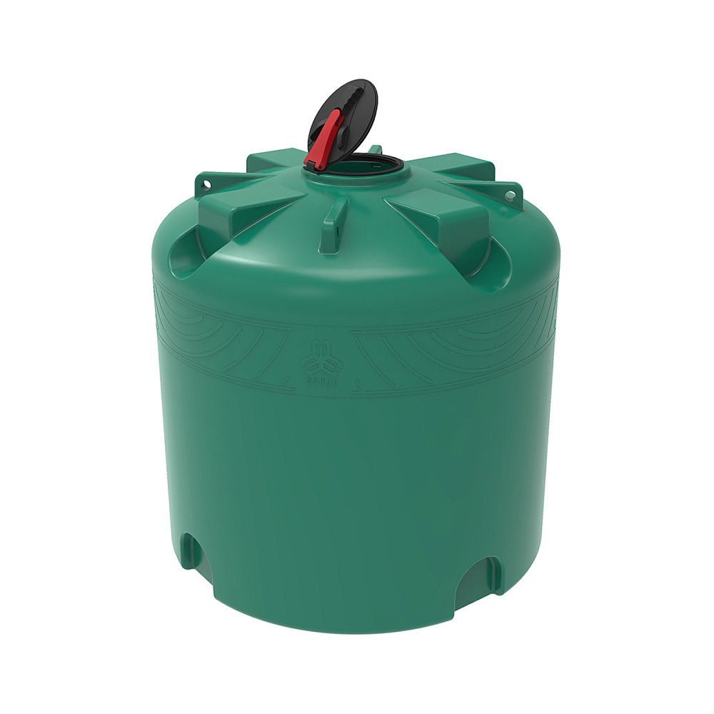 Емкость  TR 5500 л с откидной крышкой зеленая