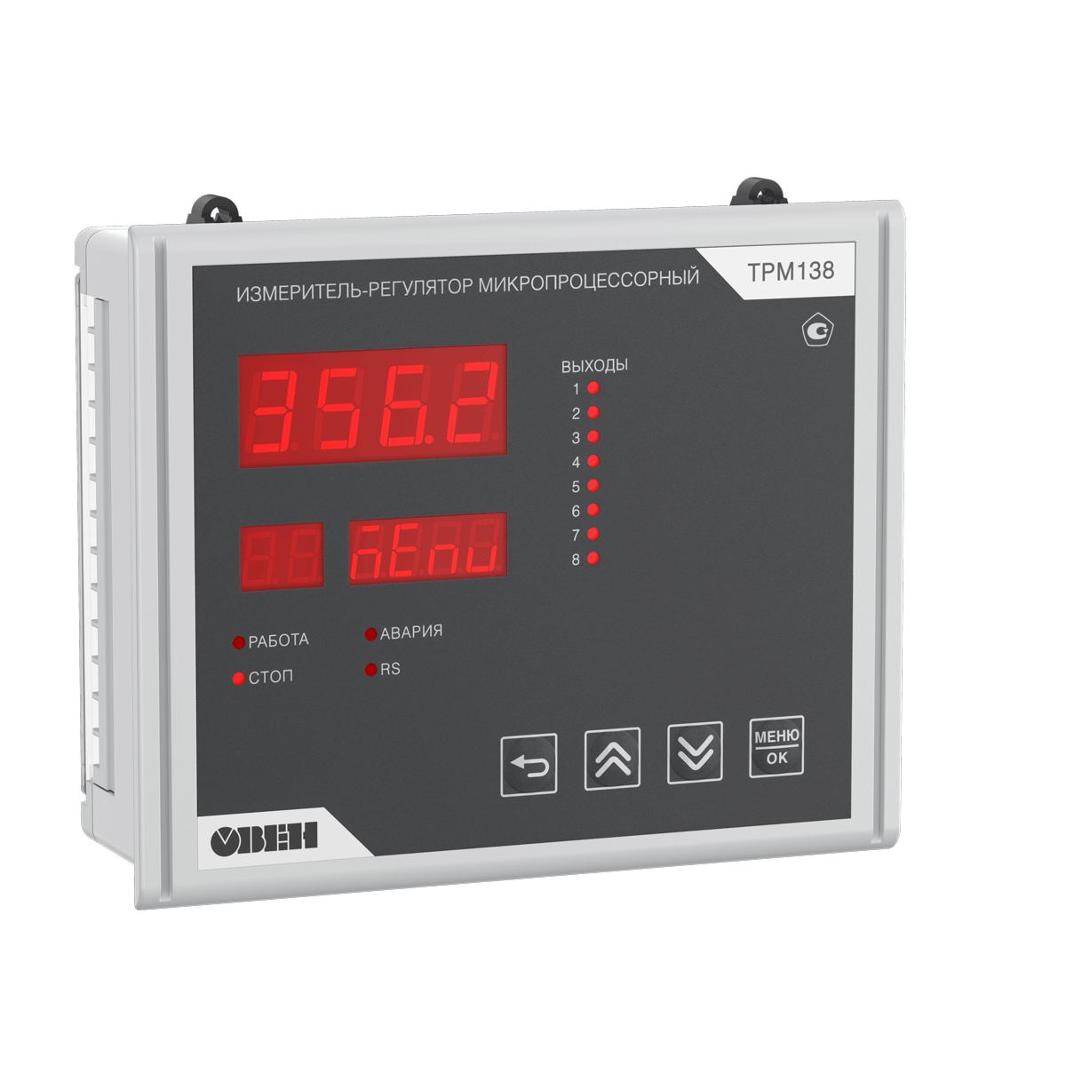 ТРМ138-Щ7.ИИИИИИИР [M02] обновленный восьмиканальный ПИД-регулятор с USB и RS-485