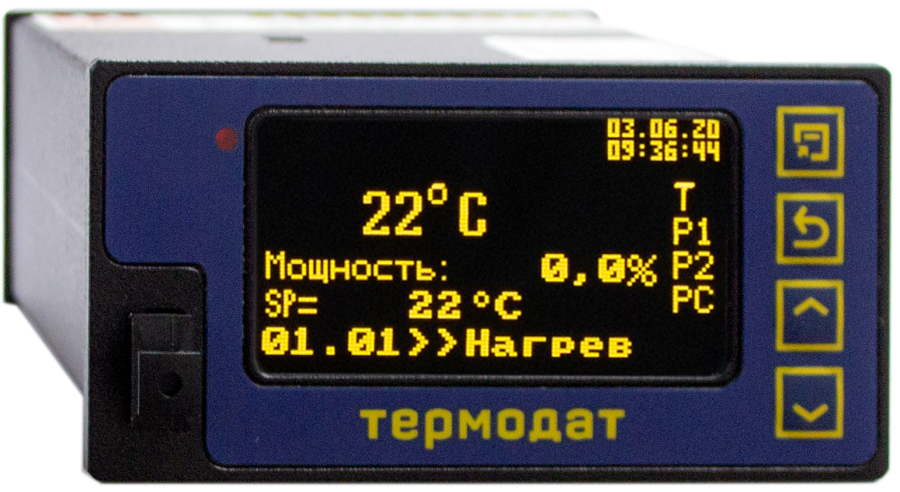 Термодат-16Е6-H-F-Eth одноканальный регулятор температуры
