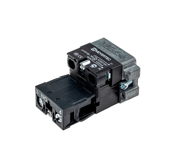 Основание с подсветкой 1NO зеленый 220V, металл