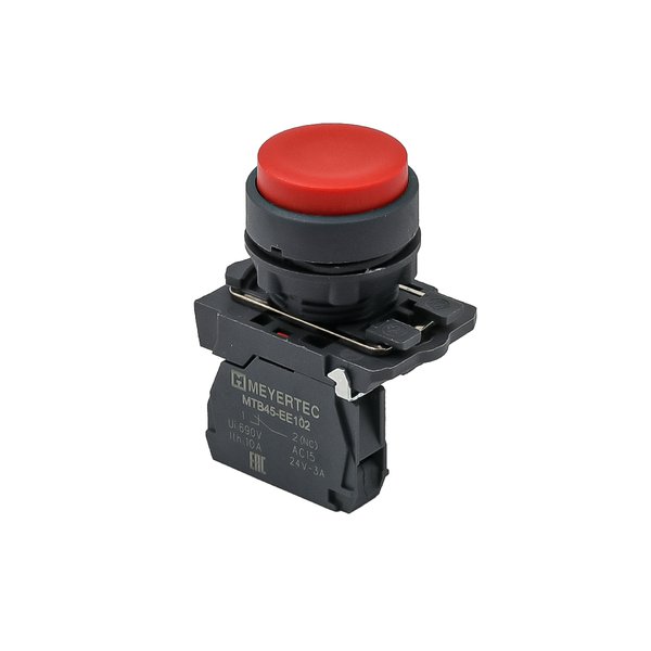 MTB5-AL42 Кнопка выступающая красная,  1NС, IP65, пластик Meyertec