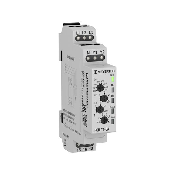 PCR-T2-8A реле контроля фаз MEYERTEC