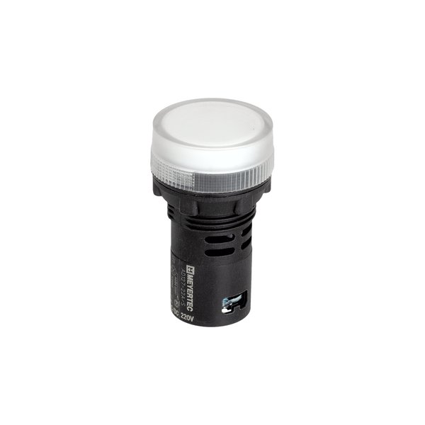Сигнальная LED лампа, белый, 220V AC/DC IP65