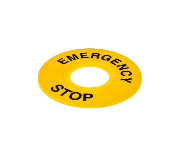 MTB2-F07 Табличка "Emergency Stop", размер 60 мм (2 шт. в комплекте) Meyertec