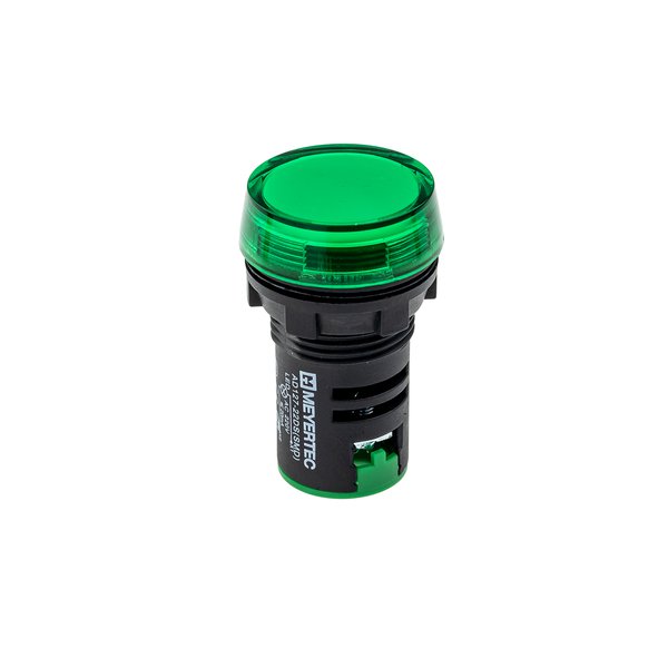 Сигнальная LED лампа, зеленый, 110V AC/DC IP65