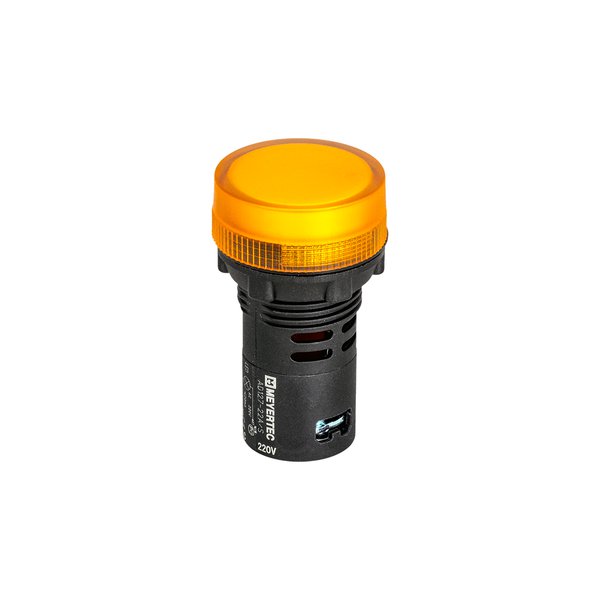 Сигнальная LED лампа, желтый, 220V AC IP65