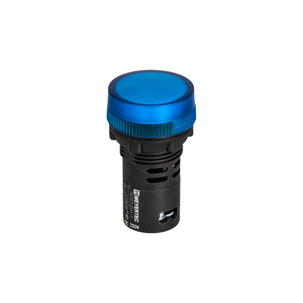 Сигнальная LED лампа, синий, 220V AC/DC IP65