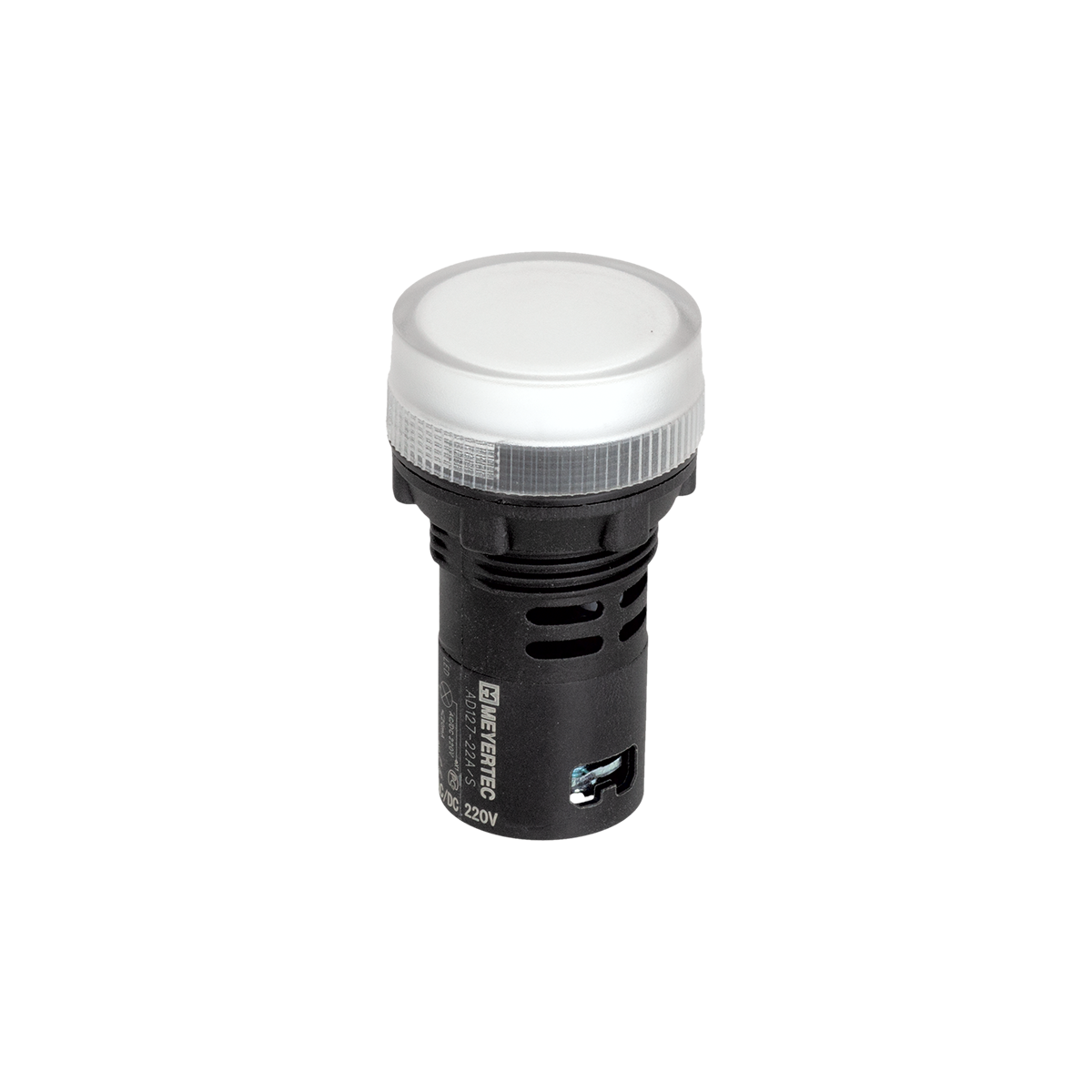 Сигнальная LED лампа, белый, 220V AC/DC IP65