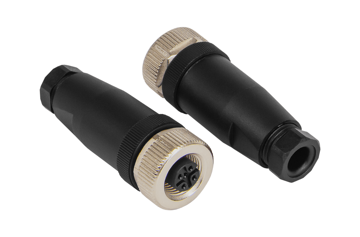M12-4F.P Кабельный круглый разъем Кипприбор