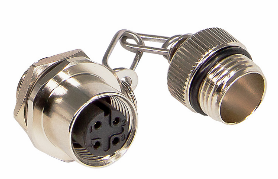 M12E-4F.M Блочный разъем M12 розетка 4 pin Кипприбор