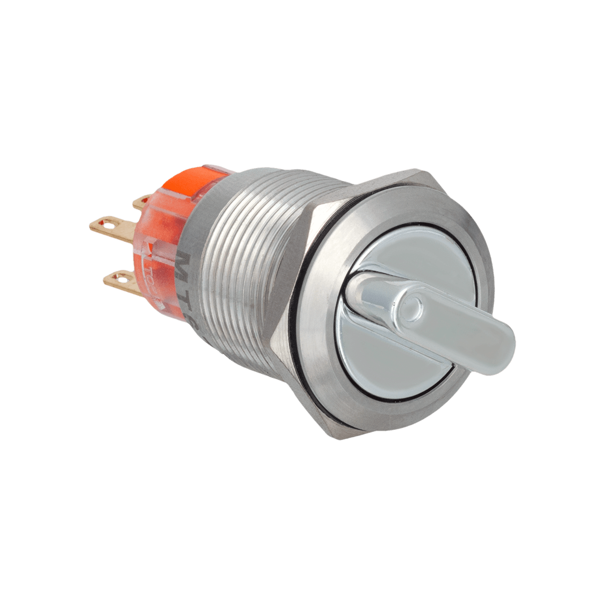 MT67-BD331 Переключатель в 3 положения с фиксацией, короткая ручка, 2NO+2NC, IP67, нержавеющая сталь Meyertec