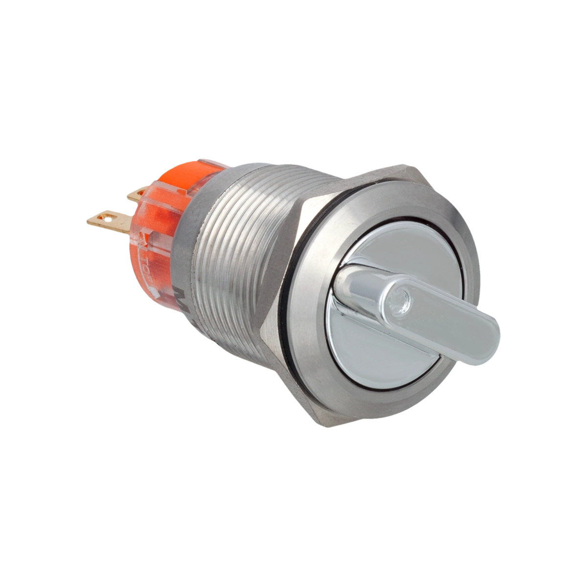 MT67-BD411 Переключатель в 2 положения с возвратом, короткая ручка, 1NO+1NC, IP67, нержавеющая сталь Meyertec
