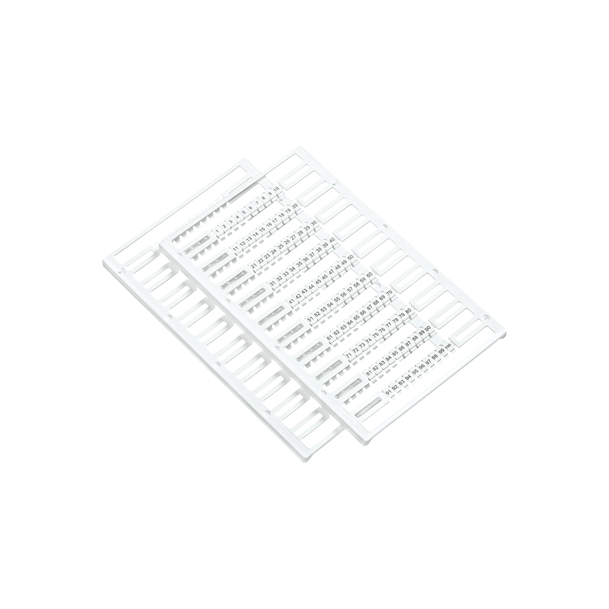 Маркировка клемм push-in 1.5 мм², боковая, 1-100 (уп. 100 шт.)