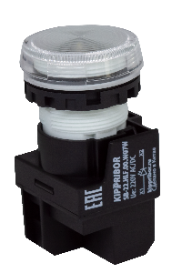 SB-22.HLF.00.W03W Лампа светосигнальная, плоская, 24 V AC/DC, белая Кипприбор