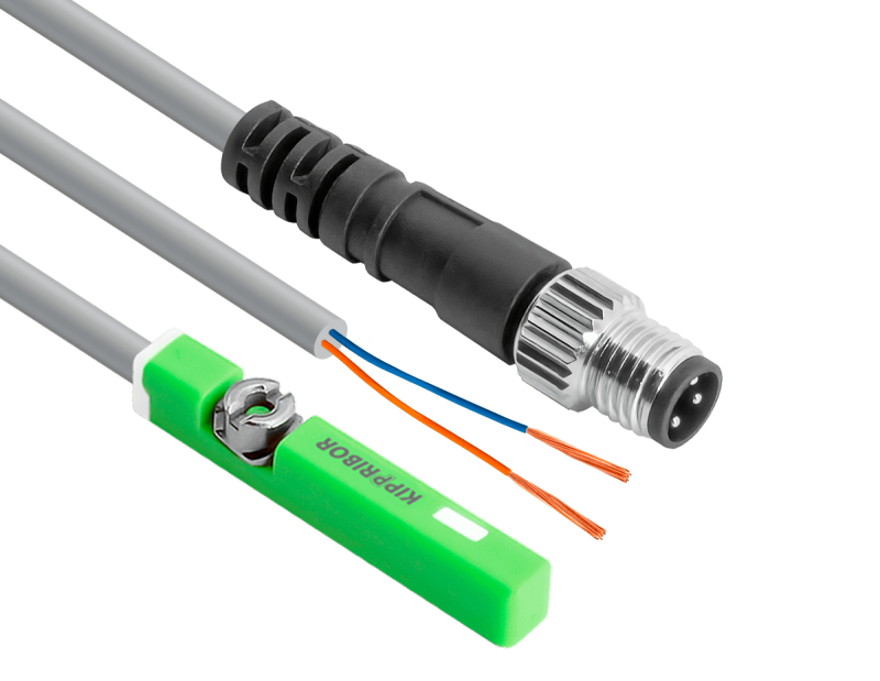 LM50-34.R1.U6.K (1м) Магнитный датчик для цилиндров с Т-пазом Кипприбор