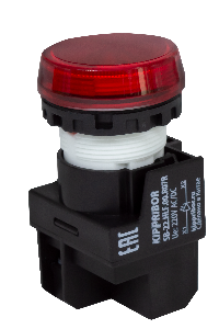 SB-22.HLF.00.R03R Лампа светосигнальная, плоская, 24 V AC/DC, красная Кипприбор